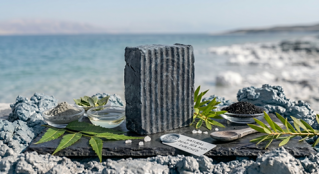 Dead Sea Mud + Activated Charcoal detox soap