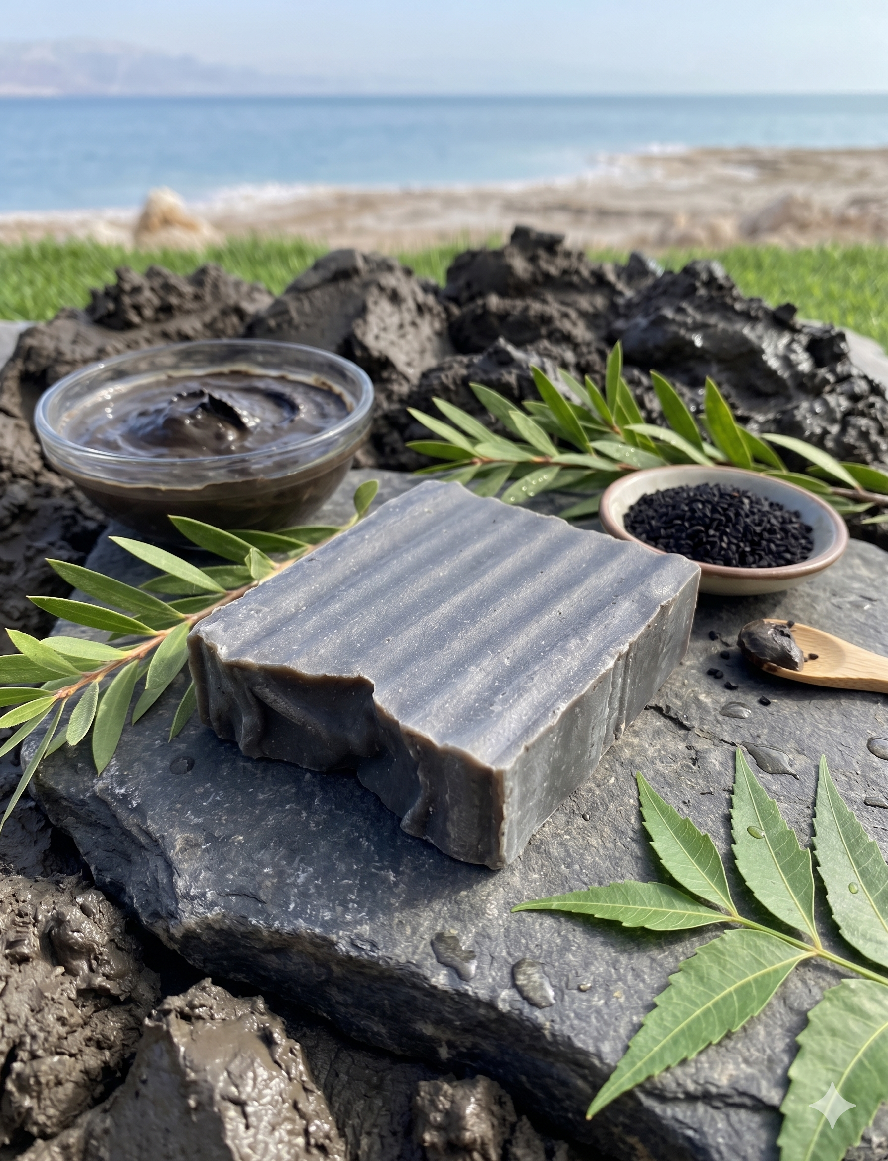 Dead Sea Mud + Activated Charcoal detox soap
