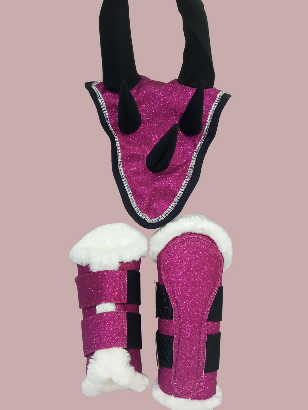 Dragon Saddle Pad Set of 3: Handmade Fantasy Equestrian Gear