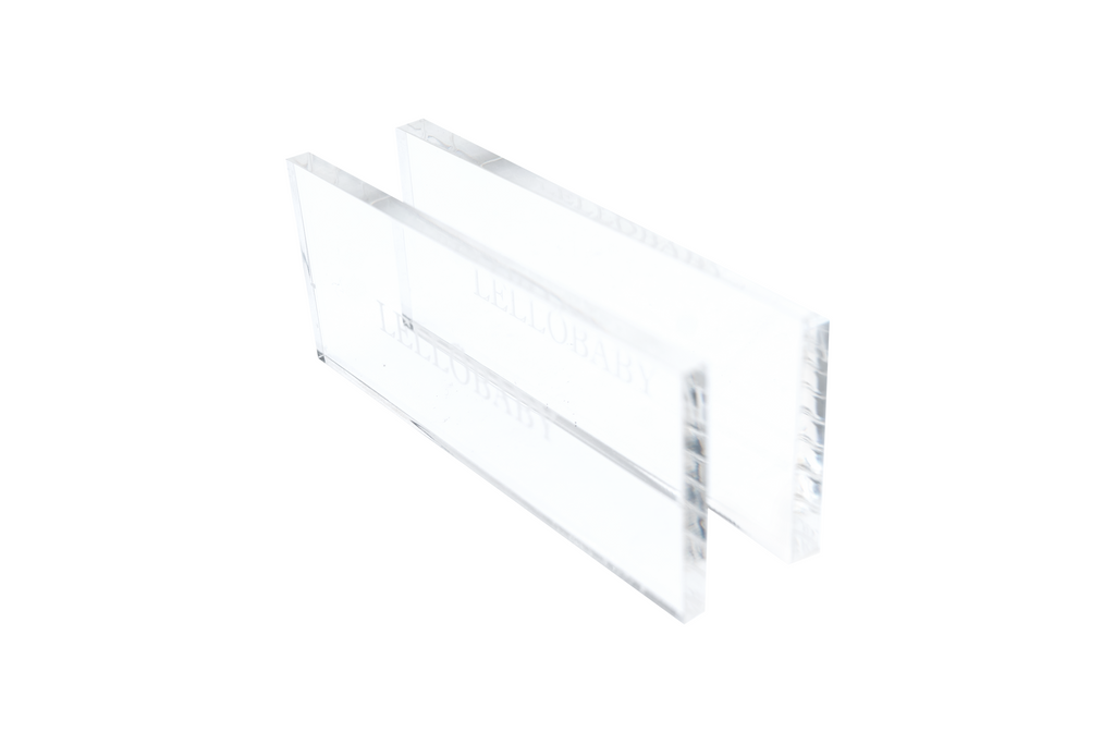 LELLOBABY™ -  6mm Thick Premier Edition Acrylic Diaper Changing Tray PLUS+