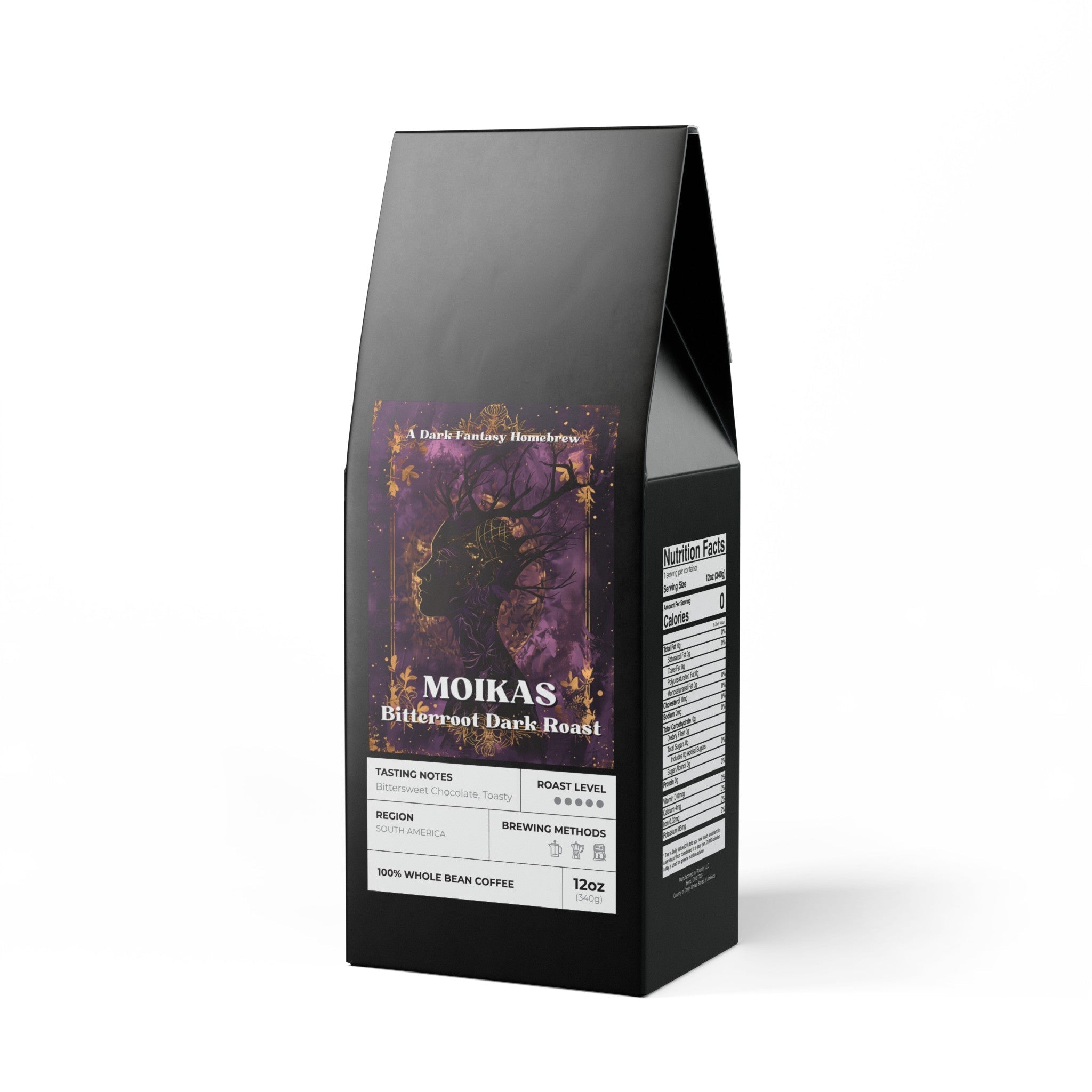 Bitterroot Coffee Blend (Dark French Roast) | A Dark Fantasy Homebrew