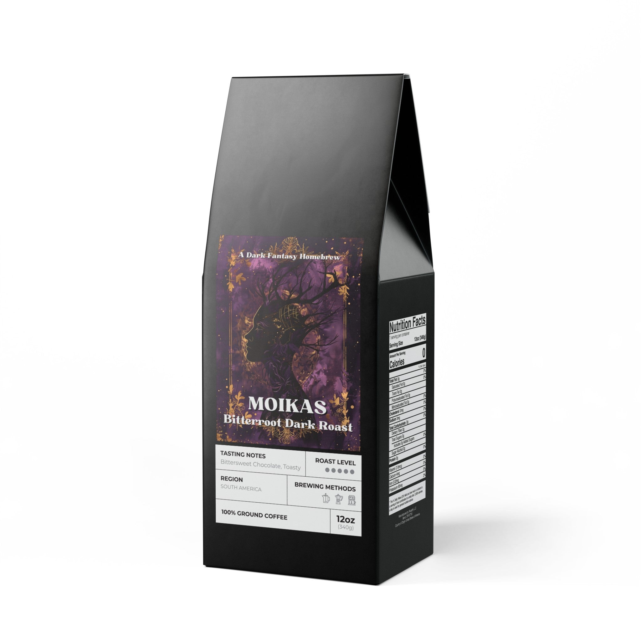 Bitterroot Coffee Blend (Dark French Roast) | A Dark Fantasy Homebrew